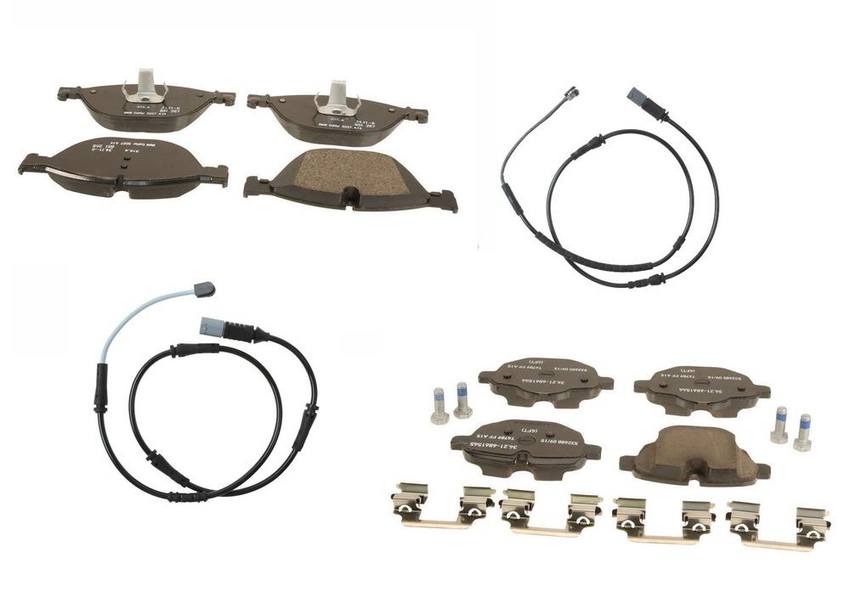 BMW Disc Brakes Kit - Pads Front and Rear